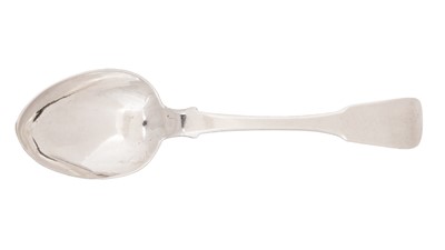 Lot 61 - A dessert spoon by David Gray, Dumfries