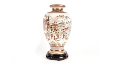 Lot 774 - Japanese Satsuma vase