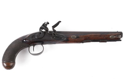 Lot 1033 - An early 19th Century flintlock pistol