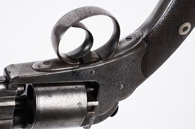 Lot 1035 - A rare 56-bore Bentley's Patent Five-Shot Self-Cocking percussion revolver