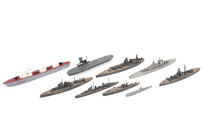 Lot 58 - A Lesney Matchbox and other diecast model ships