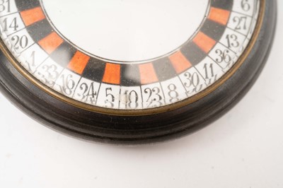 Lot 1062 - La Roulette: an early 20th Century novelty manual wind roulette pocket watch