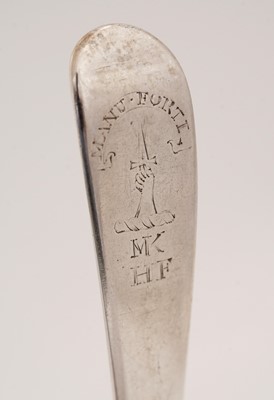 Lot 123 - A tablespoon by Hugh Ross, Tain