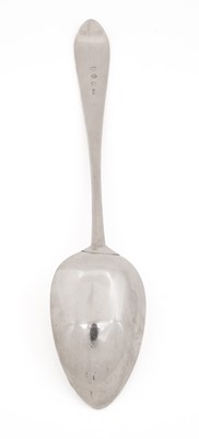 Lot 81 - A tablespoon by Nathaniel Hunter (of Port Glasgow), Greenock