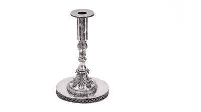 Lot 1400 - An early 19th Century candlestick