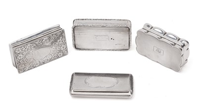 Lot 461 - Four snuff boxes