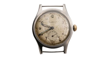 Lot 1065 - Cortebert A.T.P.: a steel cased manual wind wristwatch