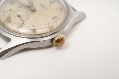 Lot 1065 - Cortebert A.T.P.: a steel cased manual wind wristwatch