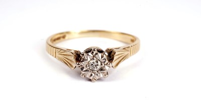 Lot 362 - A diamond single stone ring