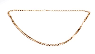 Lot 364 - A 9ct yellow gold chain necklace