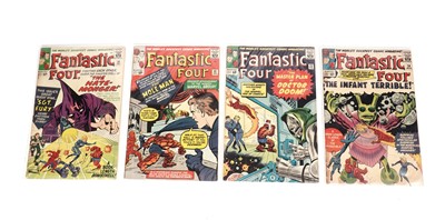 Lot 407 - The Fantastic Four No's. 21, 22 and 23 by Marvel Comics