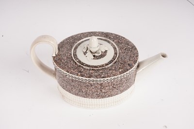 Lot 792 - Mochaware teapot
