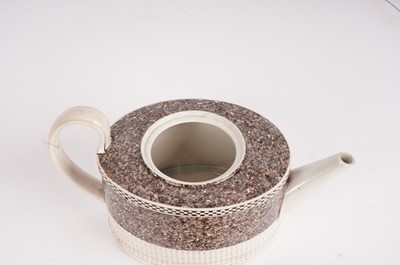 Lot 792 - Mochaware teapot