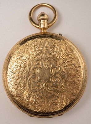 Lot 1066 - Reid & Sons, Newcastle on Tyne: an 18ct yellow gold cased hunter pocket watch
