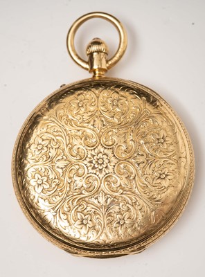 Lot 1066 - Reid & Sons, Newcastle on Tyne: an 18ct yellow gold cased hunter pocket watch