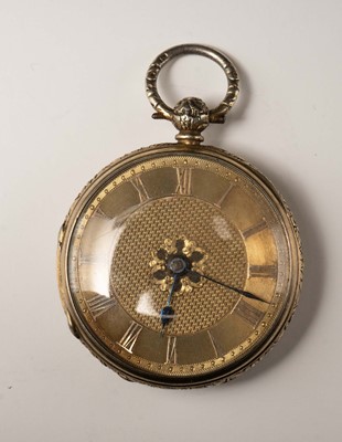 Lot 1068 - G. Graham, Cockermouth: a silver gilt cased open faced pocket watch