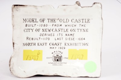 Lot 799 - Maling model of the Old Castle Newcastle