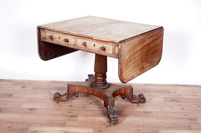 Lot 99 - A late Regency mahogany sofa table