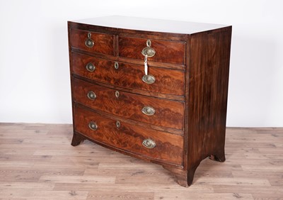 Lot 95 - A George III bowfront chest of drawers