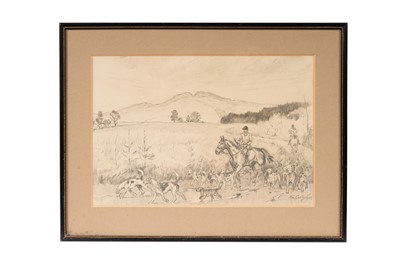 Lot 76 - Tom Carr - The Hunt, a Sketch | graphite on paper