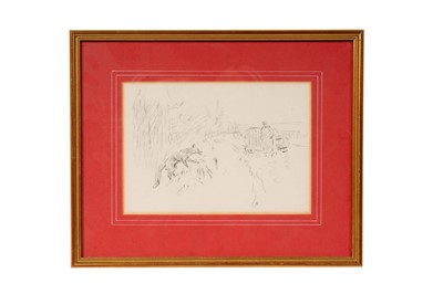 Lot 77 - Attributed to Tom Carr - The Fox | pencil drawing
