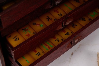 Lot 231 - A 19th Century Mahjong set, with rule book and box
