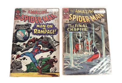 Lot 186 - The Amazing Spider-Man No's. 32 and 33 by Marvel Comics