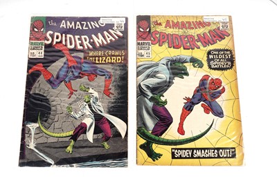 Lot 191 - The Amazing Spider-Man No's. 44 and 45 by Marvel Comics