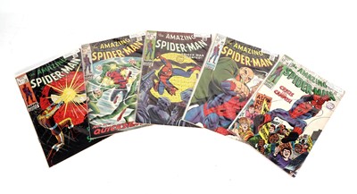 Lot 197 - The Amazing Spider-Man No's. 68-72 by Marvel Comics