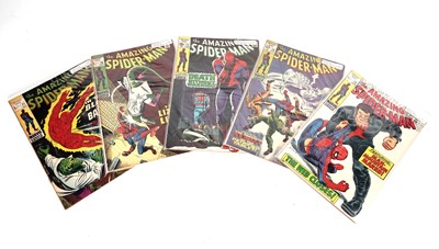 Lot 199 - The Amazing Spider-Man No's. 73-77 by Marvel Comics
