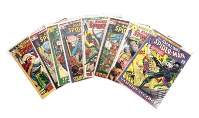 Lot 205 - The Amazing Spider-Man No's. 102-109 by Marvel Comics