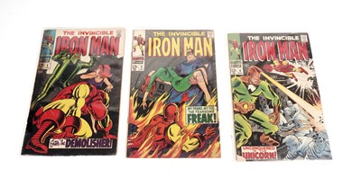 Lot 361 - The Invincible Iron Man No's. 2, 3 and 4 by Marvel Comics