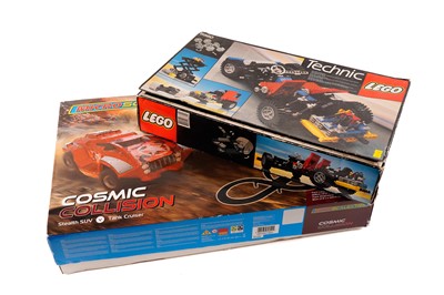 Lot 575 - A Lego Technic set; and a Micro Scalextric set