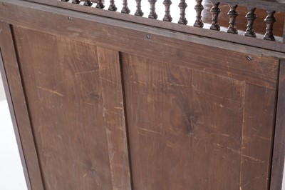 Lot 743 - An early 20th Century mahogany music cabinet stamped Gillows, Lancaster