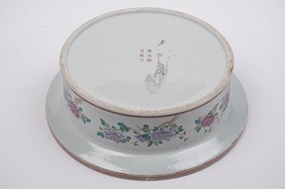 Lot 380 - A Chinese Famille Rose circular basin