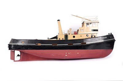 Lot 59 - A 20th Century scratch-built RC Tyne trawler boat named Joan