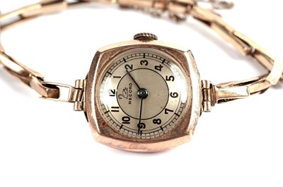 Lot 478 - Two gold cased cocktail watches