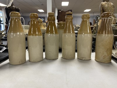 Lot 230 - A collection of 19th Century stoneware bottles and jars
