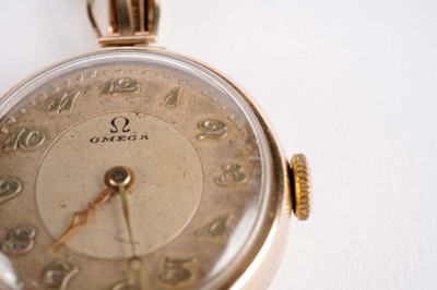 Lot 451 - A gold Art Deco Omega cocktail watch