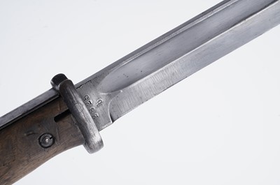 Lot 1022 - A German K98 bayonet, by Berg & Co