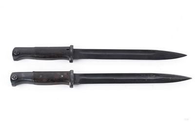 Lot 1024 - Two German K98 bayonets