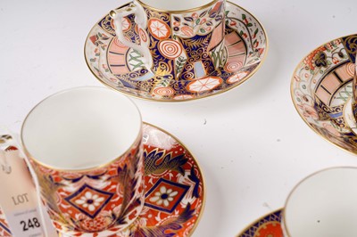 Lot 248 - A selection of Royal Crown Derby The Curator’s Club teacups and saucers