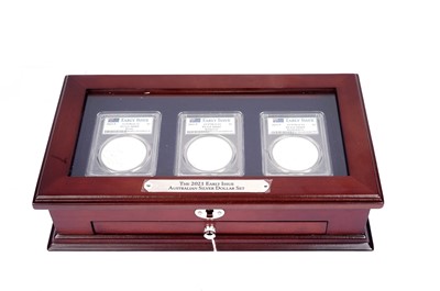 Lot 378 - The 2021 Early Issue Australian silver dollar set