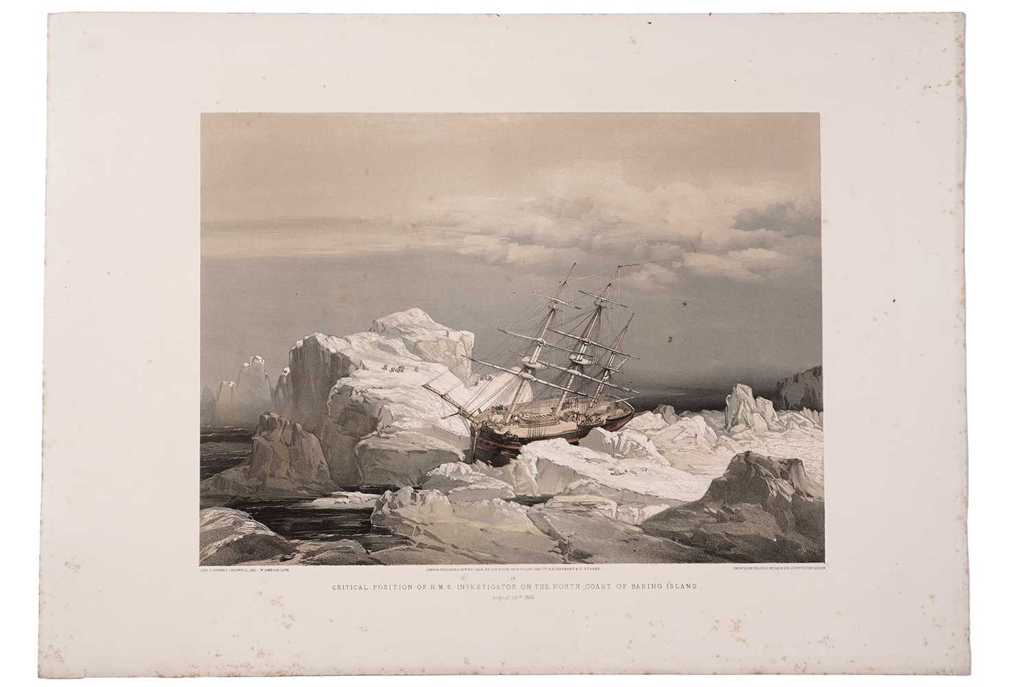 Lot 263 - Cresswell (Samuel Gurney - A Series of Eight Sketches in Colour of the Voyages of H.M.S. Investigator, the Discovery of the North-West Passage