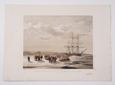 Lot 263 - Cresswell (Samuel Gurney - A Series of Eight Sketches in Colour of the Voyages of H.M.S. Investigator, the Discovery of the North-West Passage