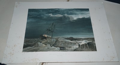 Lot 263 - Cresswell (Samuel Gurney - A Series of Eight Sketches in Colour of the Voyages of H.M.S. Investigator, the Discovery of the North-West Passage