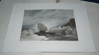 Lot 263 - Cresswell (Samuel Gurney - A Series of Eight Sketches in Colour of the Voyages of H.M.S. Investigator, the Discovery of the North-West Passage