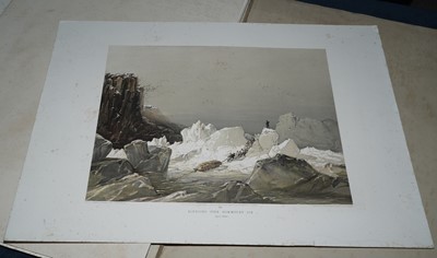 Lot 263 - Cresswell (Samuel Gurney - A Series of Eight Sketches in Colour of the Voyages of H.M.S. Investigator, the Discovery of the North-West Passage