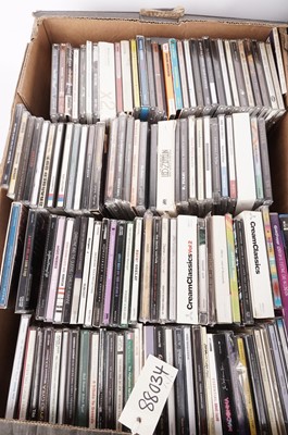 Lot 100 - Two boxes of mixed CDs