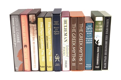 Lot 307 - A collection of Folio Society books relating to literature and history